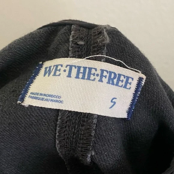 Free People We The Free High Roller Jumpsuit in Mineral Black - Picture 9 of 11